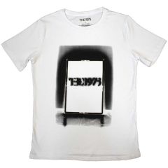 The 1975: Black Tour - Ladies White T-Shirt