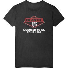 The Beastie Boys: Licensed To Ill Tour 1987 - Black T-Shirt