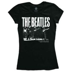 The Beatles: 1963 The Palladium - Ladies Black T-Shirt