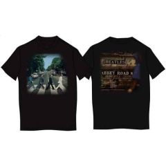 The Beatles: Abbey Road (Back Print) - Black T-Shirt