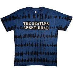 The Beatles: Abbey Road Sign (Dip Dye, Dye Wash) - Dip-dye On Black T-Shirt