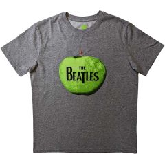 The Beatles: Apple Logo - Grey T-Shirt