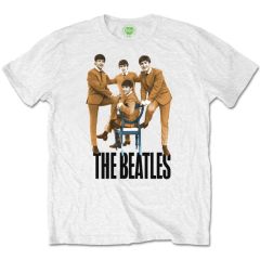 The Beatles: Chair - White T-Shirt