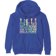 The Beatles: Get Back Gradient - Royal Blue Pullover Hoodie