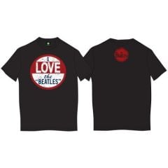 The Beatles: I Love The Beatles - Black T-Shirt