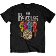 The Beatles: Sgt Pepper - Black T-Shirt