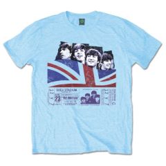 The Beatles: Shea Stadium - Light Blue T-Shirt