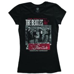 The Beatles: Star Club, Hamburg - Ladies Black T-Shirt