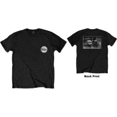 The Beatles: Washington Coliseum (Back Print) - Black T-Shirt