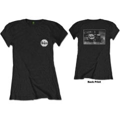 The Beatles: Washington Coliseum (Back Print) - Ladies Black T-Shirt