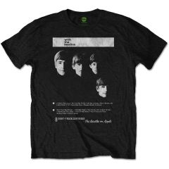 The Beatles: With The Beatles 8 Track - Black T-Shirt