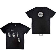 The Beatles: With The Beatles (Back Print) - Black T-Shirt