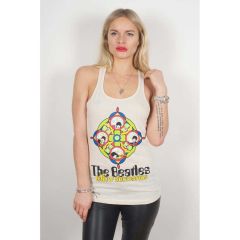 The Beatles: Yellow Submarine & Portholes - Ladies Sand T-Shirt