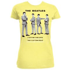 The Beatles: You can't do that - Ladies Yellow T-Shirt