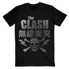 The Clash: Skull & Crossbones - Black T-Shirt