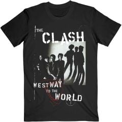 The Clash: Westway To The World - Black T-Shirt