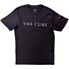 The Cure: Circle Logo (Hi-Build) - Black T-Shirt