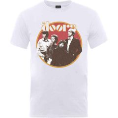 The Doors: Retro Circle - White T-Shirt