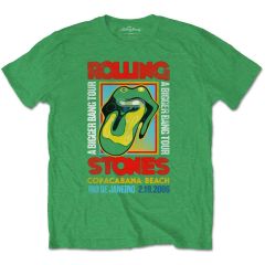 The Rolling Stones: Copacabana Green - Irish Green T-Shirt