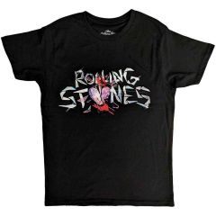 The Rolling Stones: Hackney Diamonds Glass Logo - Black T-Shirt