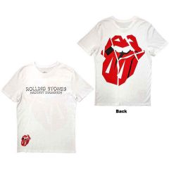 The Rolling Stones: Hackney Diamonds Lick (Back Print) - White T-Shirt