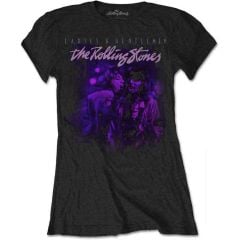 The Rolling Stones: Mick & Keith Together - Ladies Black T-Shirt