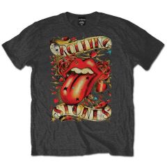 The Rolling Stones: Tongues & Stars - Brown T-Shirt