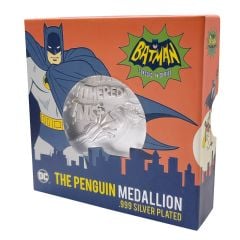 Batman: The Penguin Limited Edition .999 Silver Plated Medallion