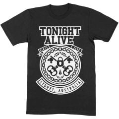 Tonight Alive: TA Keys - Black T-Shirt