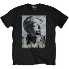 Tupac: LA Skyline - Black T-Shirt