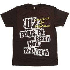 U2: I+E Paris Event 2015 - Brown T-Shirt