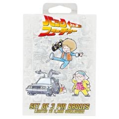 Back To The Future: Limited Japanese Edition Pin Badge Set Preorder