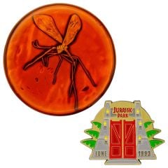 Jurassic Park: Medallion and Pin Set