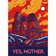 Alfred Hitchcock: 'Yes, Mother' Limited Edition Art Print