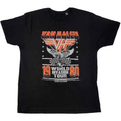 Van Halen: Invasion Tour '80 - Black T-Shirt