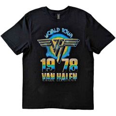 Van Halen: World Tour '78 - Black T-Shirt