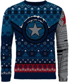 The Winter Soldier: Star Of Bucky Christmas Jumper