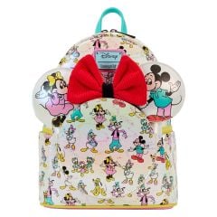 Loungefly Disney: 100 AOP Ear Holder Mini Backpack