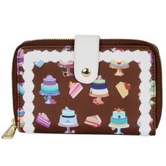 Loungefly Princess: Cakes Zip Around Purse