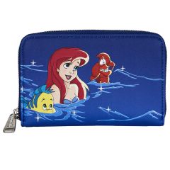 Loungefly The Little Mermaid: Ariel Fireworks Zip Around Purse