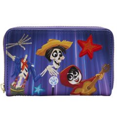 Loungefly Coco Miguel: & Hector Performance Scene Zip Around Wallet