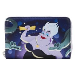 Loungefly The Little Mermaid: Ursula Lair Glow Zip Around Wallet