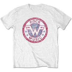 Weezer: Rock Music - White T-Shirt