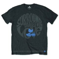 Woodstock: Surround Yourself - Charcoal Grey T-Shirt