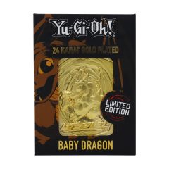 Yu-Gi-Oh!: Baby Dragon Limited Edition 24K Gold Plated Metal Card