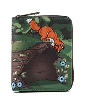 Loungefly Disney The Fox and the Hound Zip Around Wallet