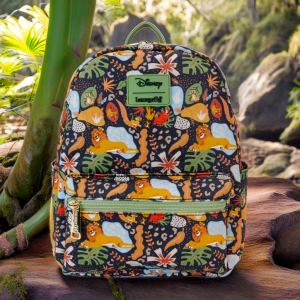 Loungefly: Disney Lion King 30th Anniversary Silhouette AOP Nylon Backpack