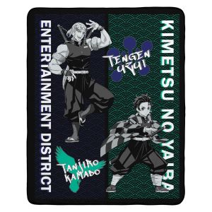 Demon Slayer: Tanjiro & Tengen Blanket