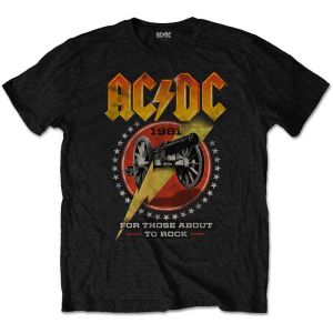 AC/DC: For Those About To Rock 81 - Black T-Shirt