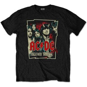 AC/DC: Highway To Hell Sketch - Black T-Shirt